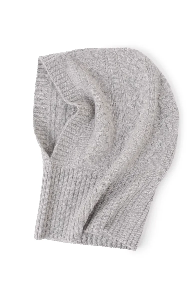 100% Cashmere Balaclava Beanie