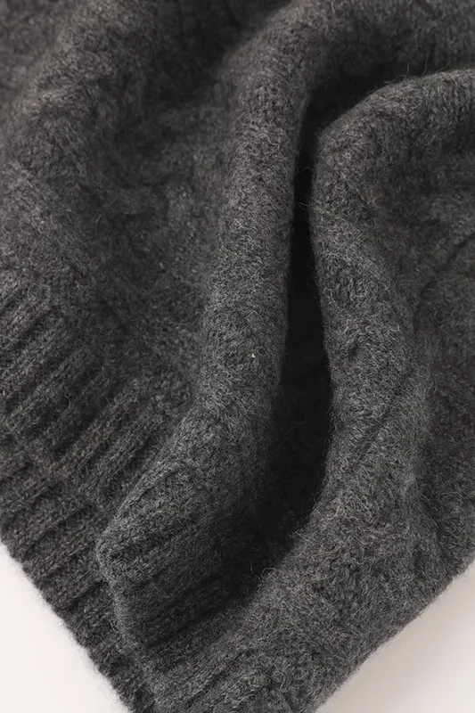 100% Cashmere Balaclava Beanie