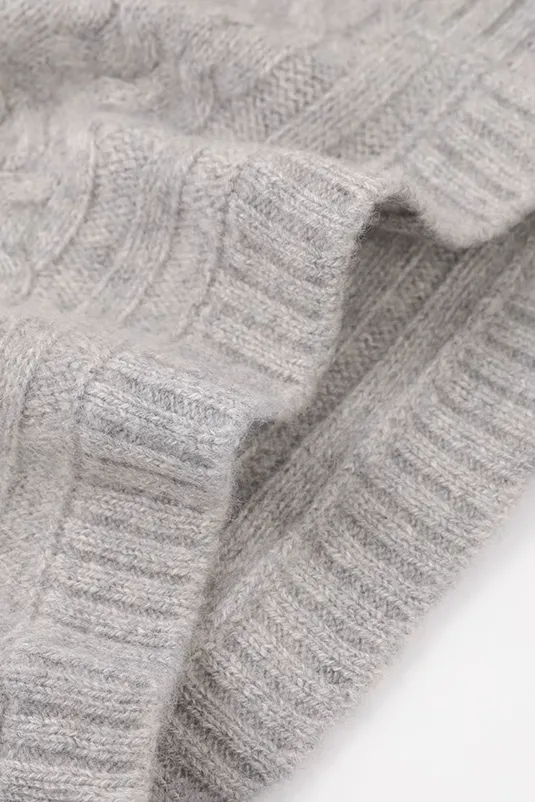 100% Cashmere Balaclava Beanie