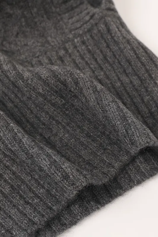 100% Cashmere Balaclava Beanie