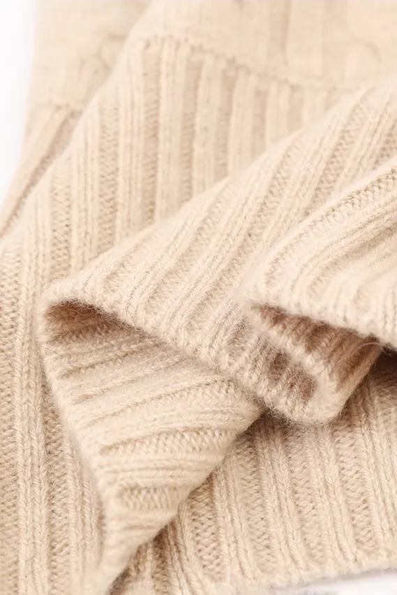 100% Cashmere Balaclava Beanie