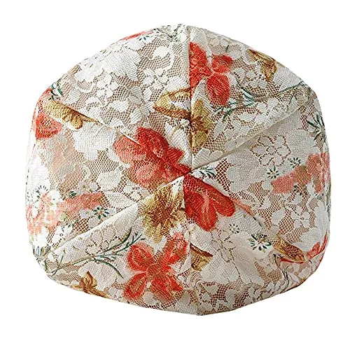 3-Pack Women's Slouchy Knit Beanie Chemo Hat or Winter Cap - Large Florals