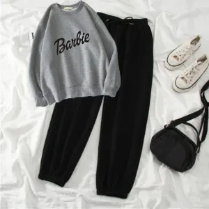 Barbie grey sweatshirt trouser