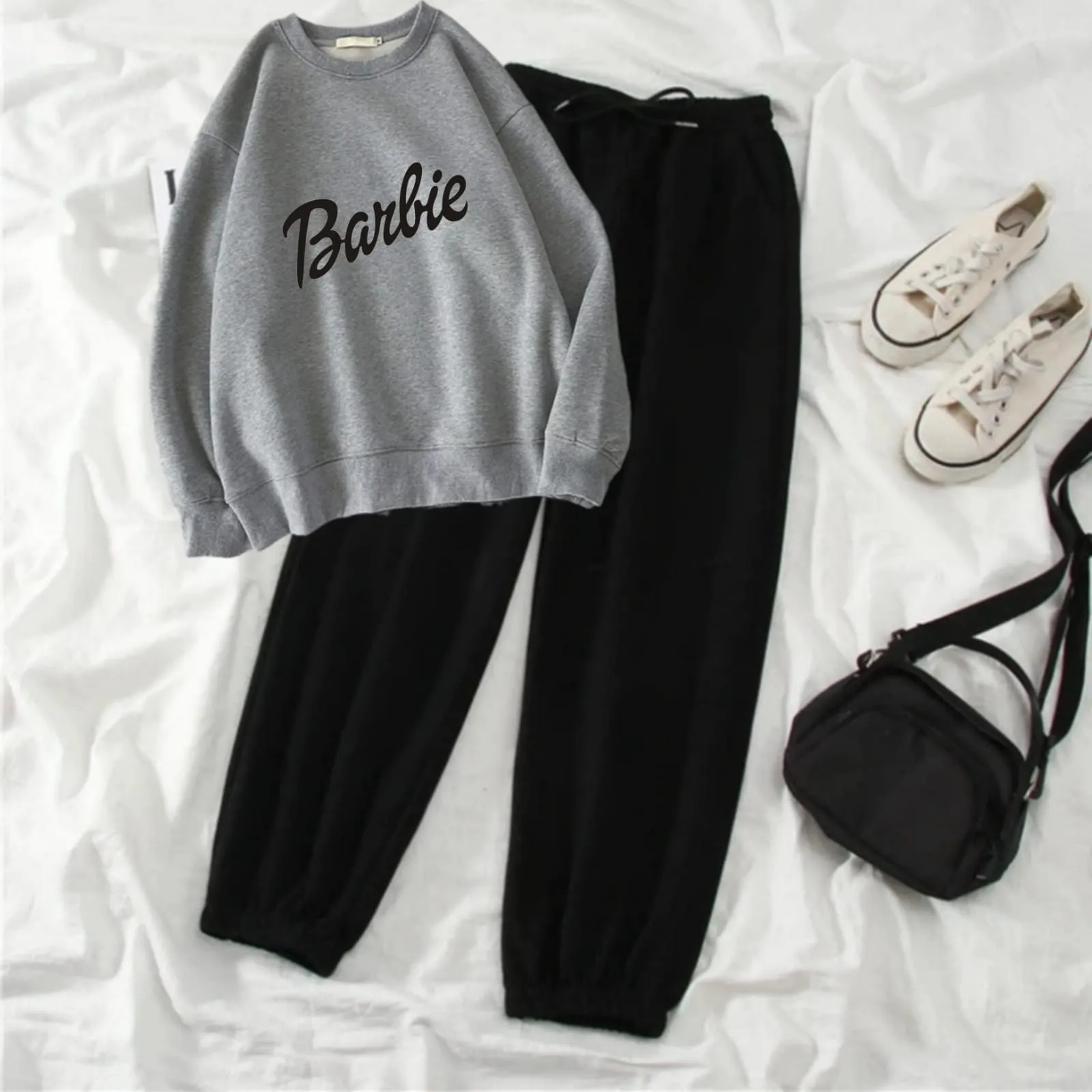 Barbie grey sweatshirt trouser
