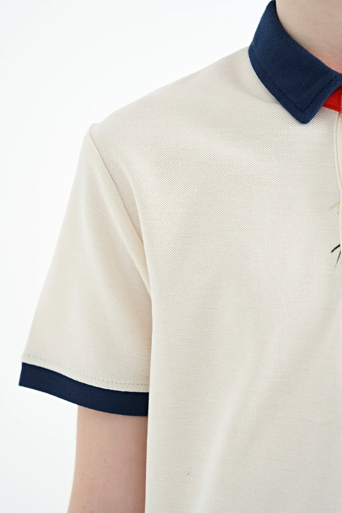 baskili cep detayli standart kalip polo yaka erkek çocuk t-shirt - 11144
