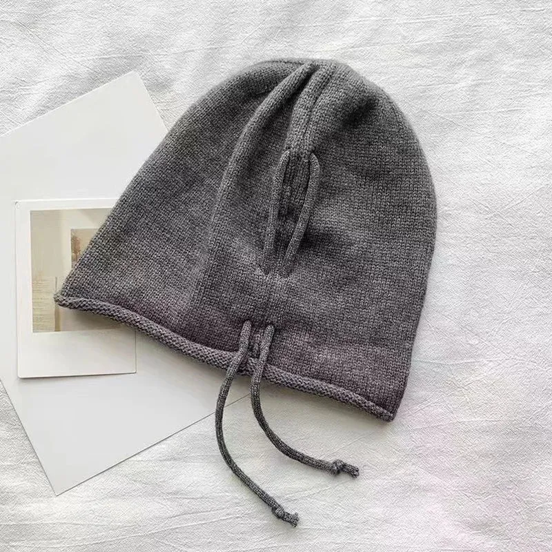 Bonnyshow Autumn And Winter Beanies Hat Women Turban Korean Fashion Knitted Hat Knitting Caps Female Warm Cap Skullies Beanies Cap