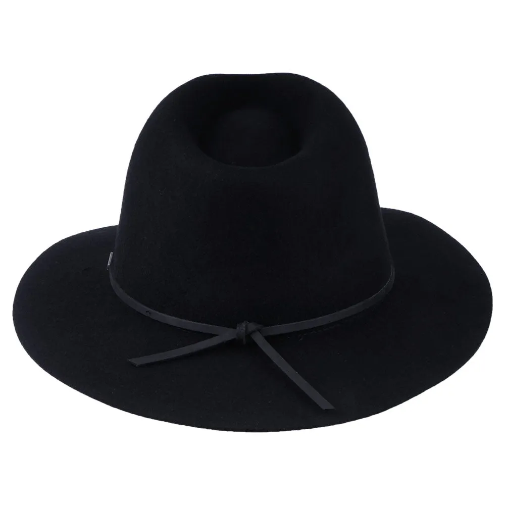 Brixton Hats Wesley Wool Felt Fedora Hat - Black