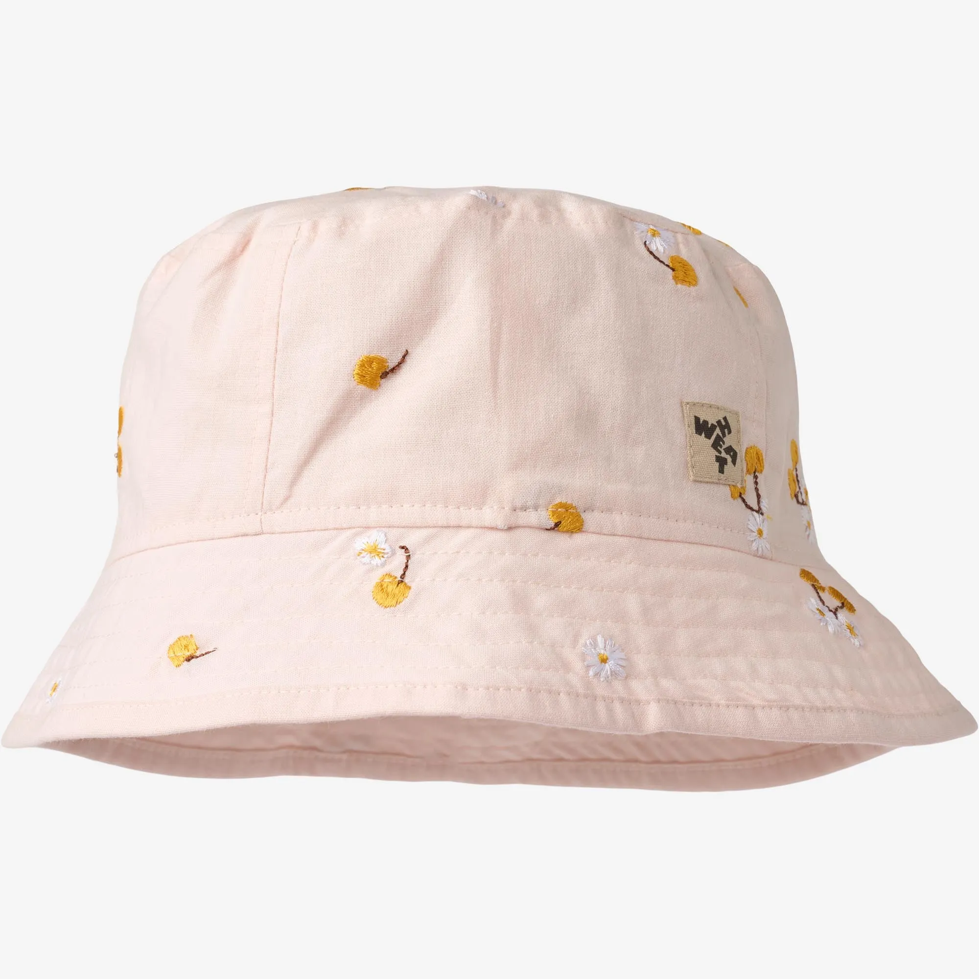 Bucket Hat Alec - powder yellow cherries