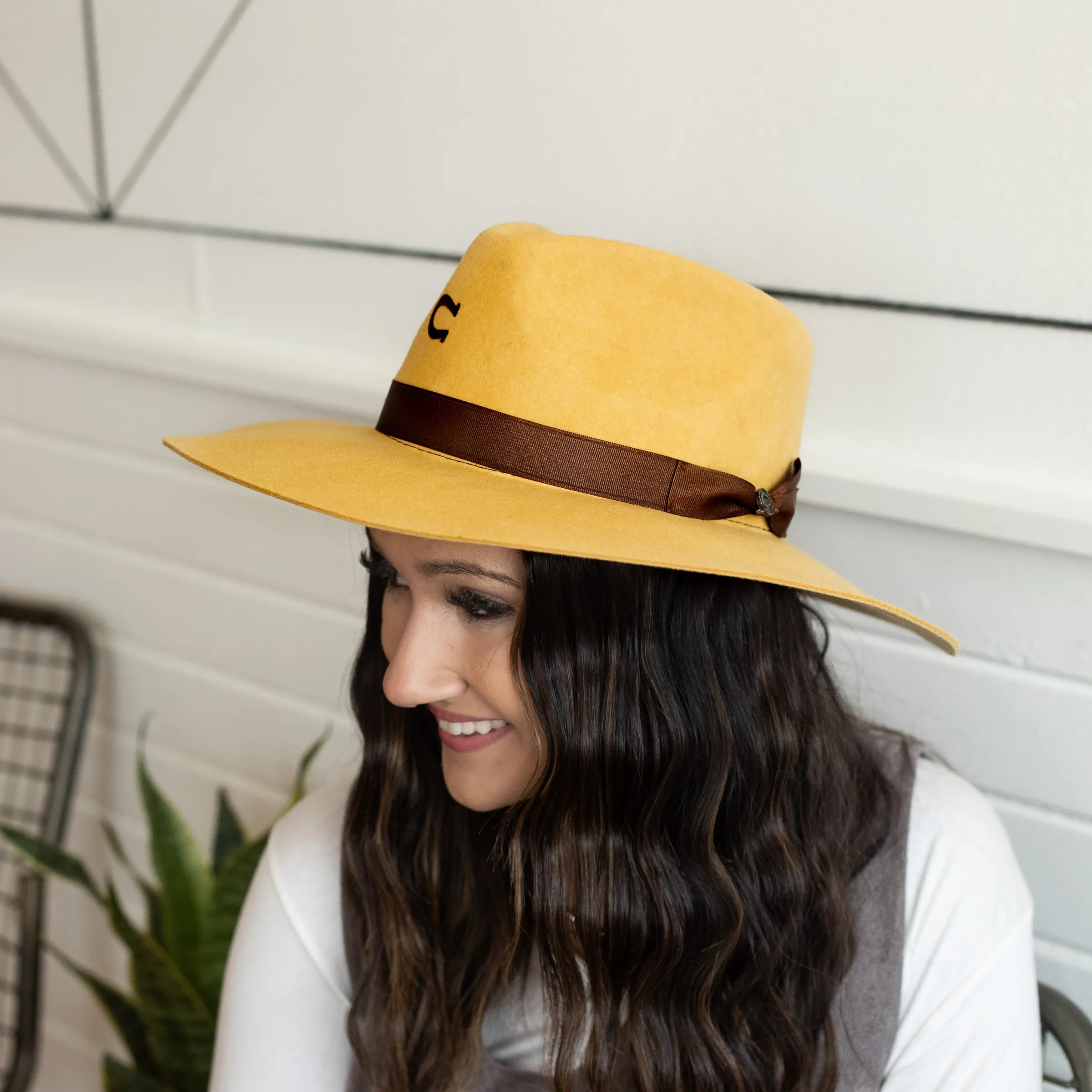 Charlie 1 Horse | Highway Wool Felt Hat in Dijon