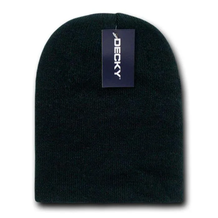Classic Decky Short Knitted Acrylic Warm Beanies Skull Ski Caps Hats Unisex
