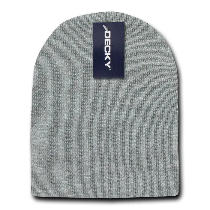 Classic Decky Short Knitted Acrylic Warm Beanies Skull Ski Caps Hats Unisex
