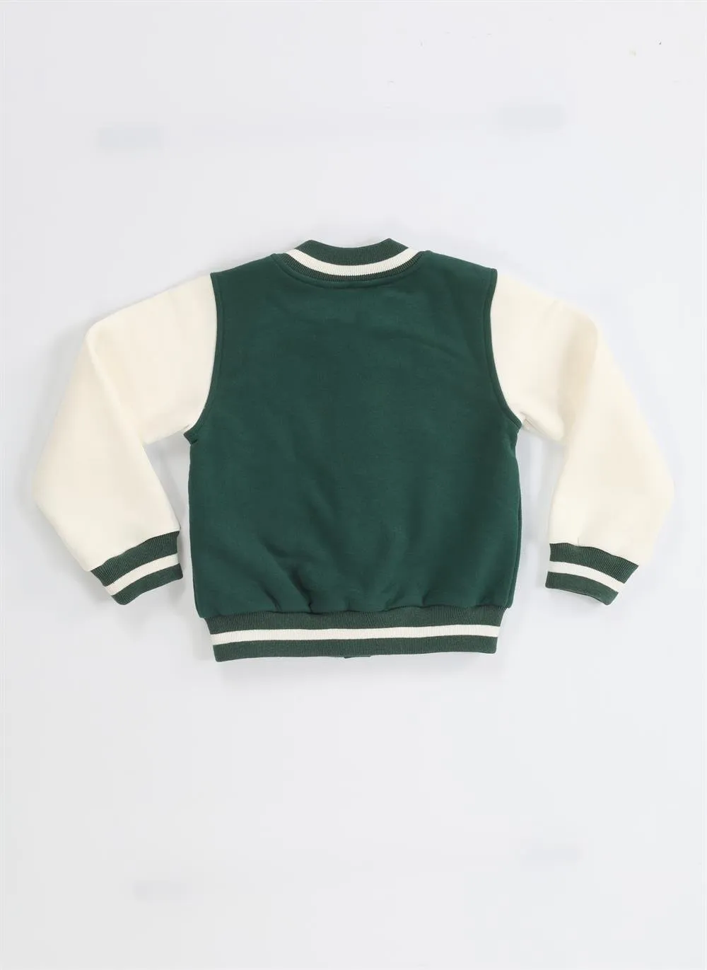 cs yeşil unisex kolej ceket