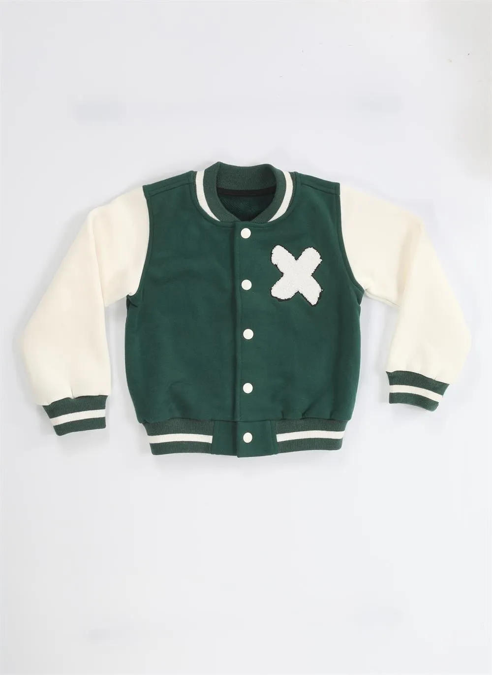 cs yeşil unisex kolej ceket