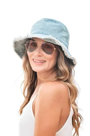 Denim Bucket Hat 3 Wash Shades