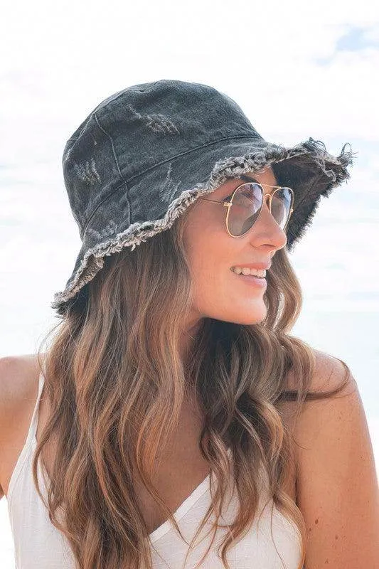 Denim Bucket Hat 3 Wash Shades