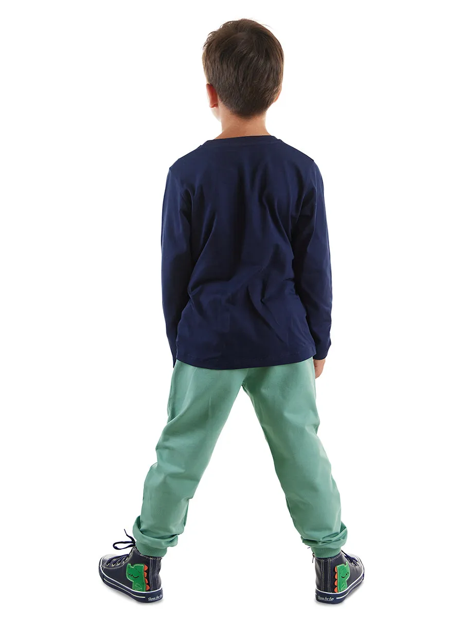 dinozor erkek çocuk t-shirt pantolon takim