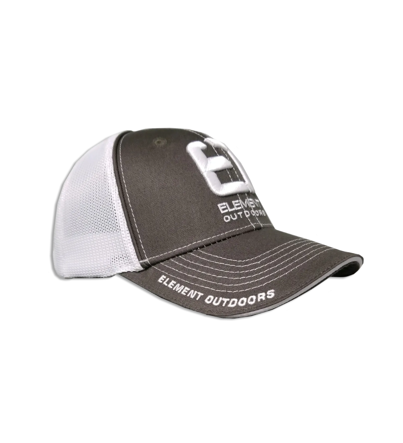 Drive Series Mesh Back Cap White-Grey