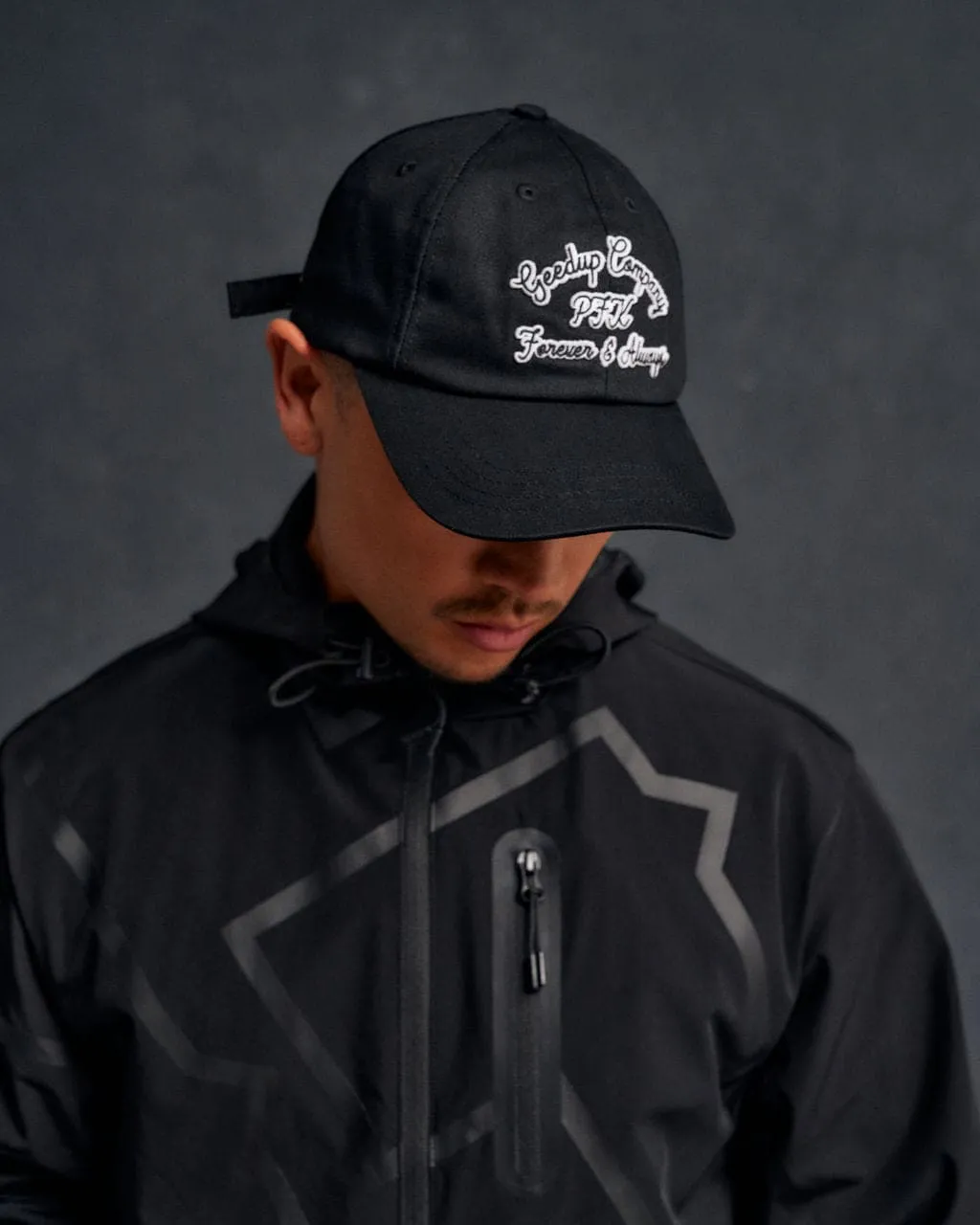 Geedup Company Hat Black/White