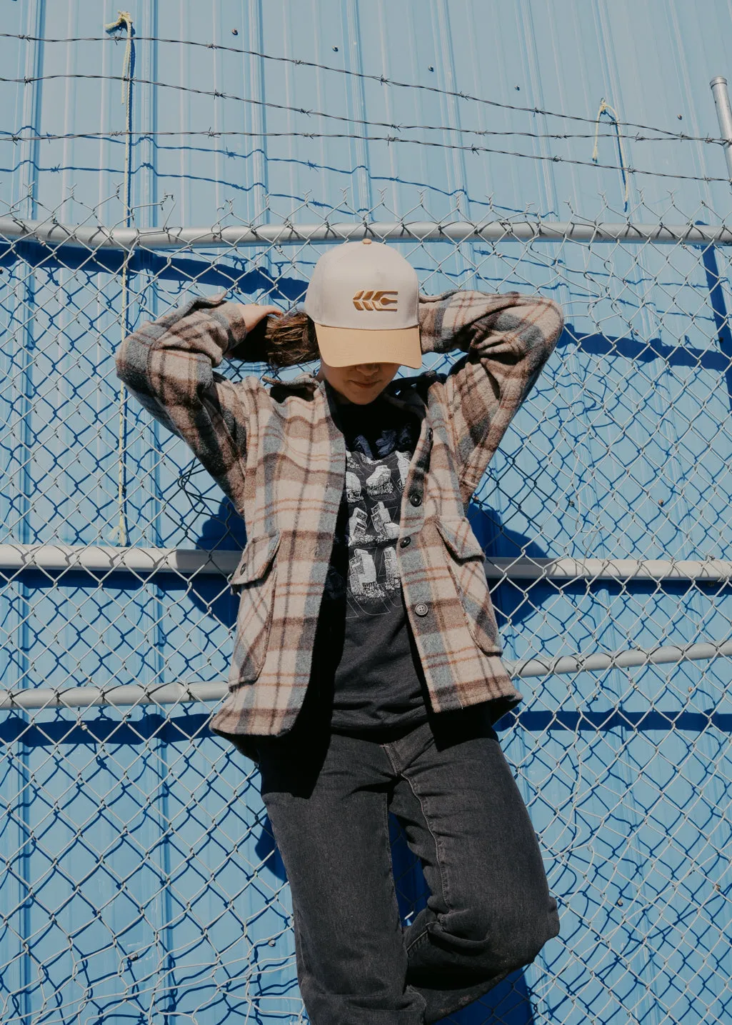 Grain 5-Panel Snapback | Sand/Camel