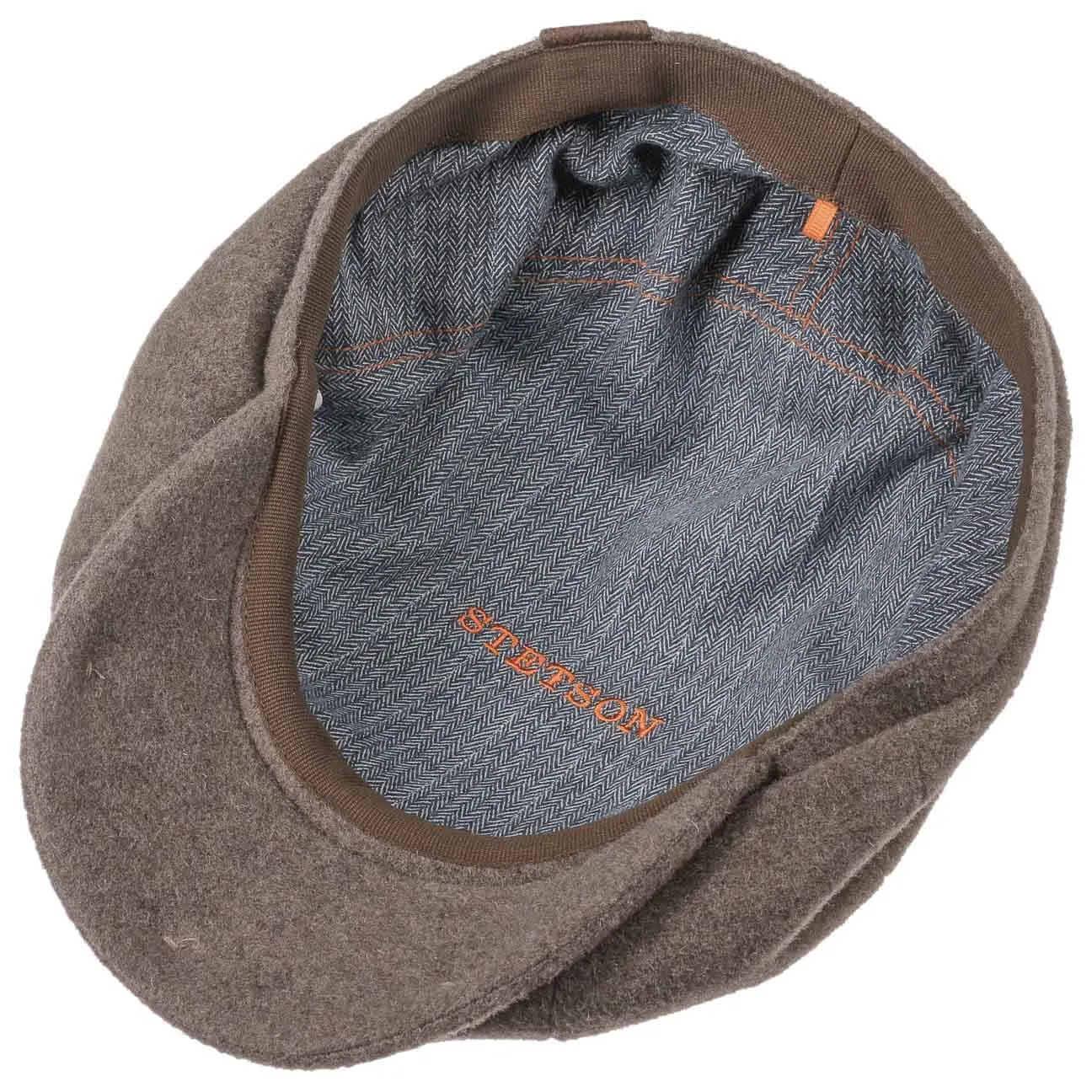 Hatteras Noir Newsboy cap by Stetson