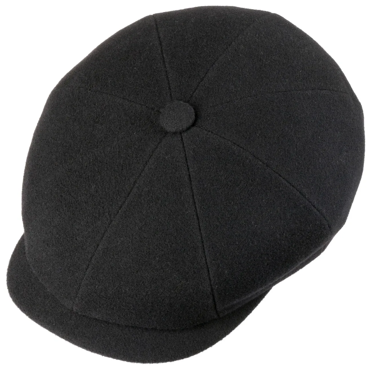 Hatteras Noir Newsboy cap by Stetson