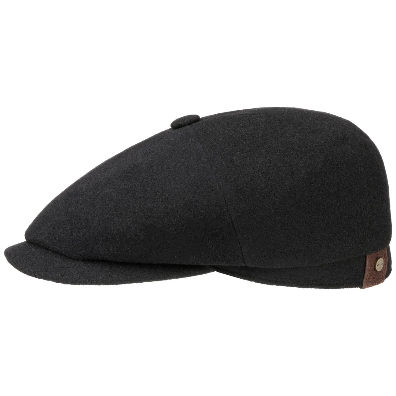 Hatteras Noir Newsboy cap by Stetson