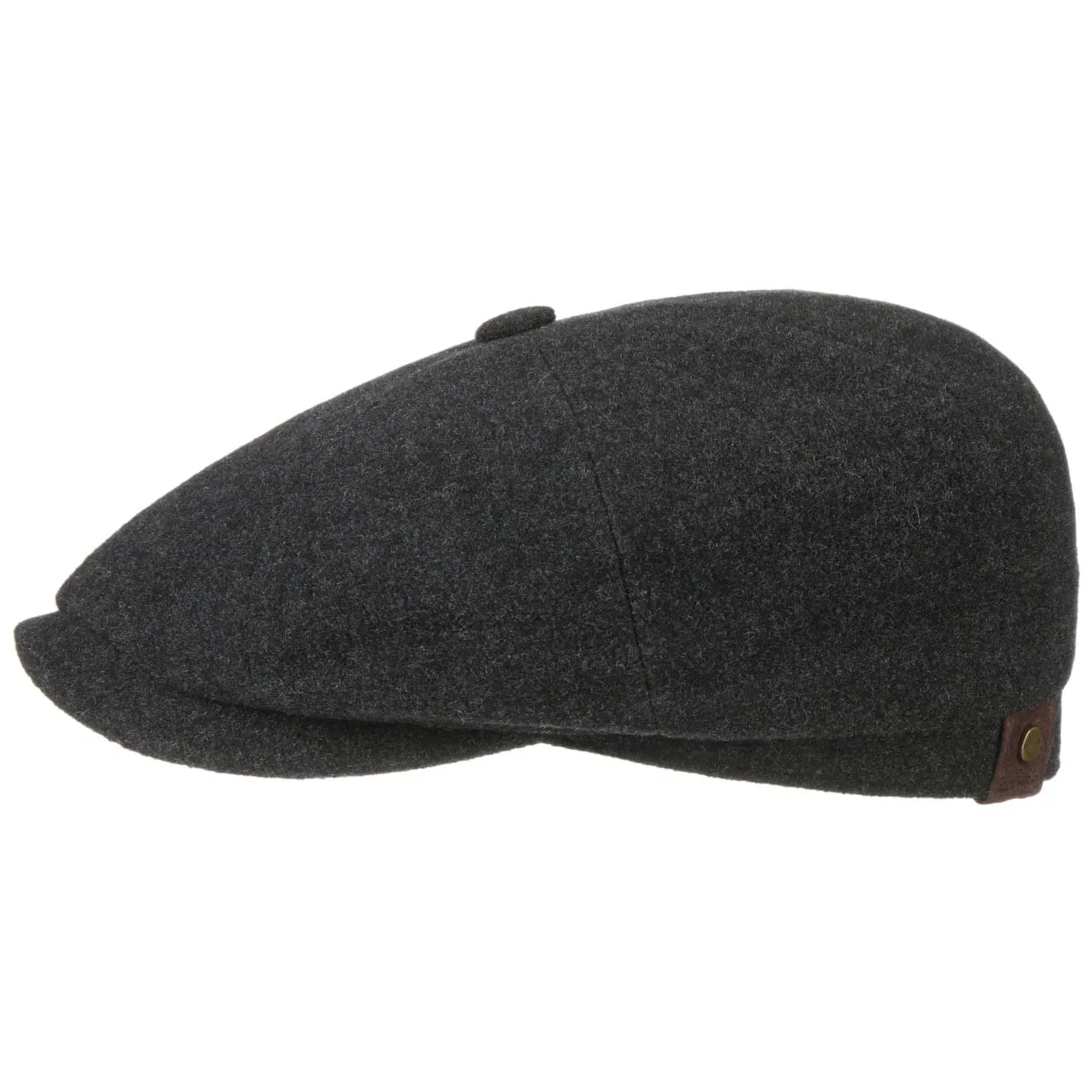 Hatteras Noir Newsboy cap by Stetson