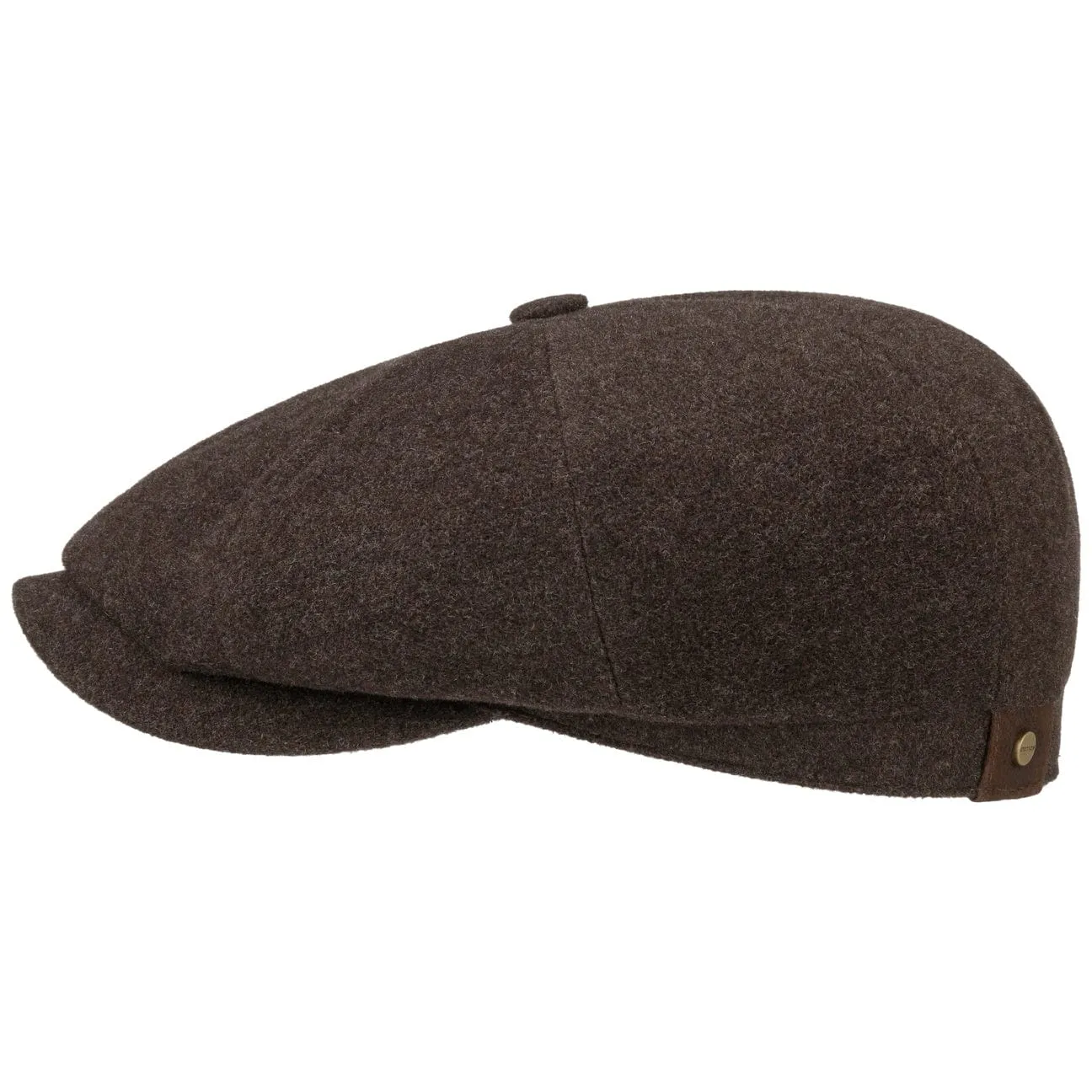 Hatteras Noir Newsboy cap by Stetson