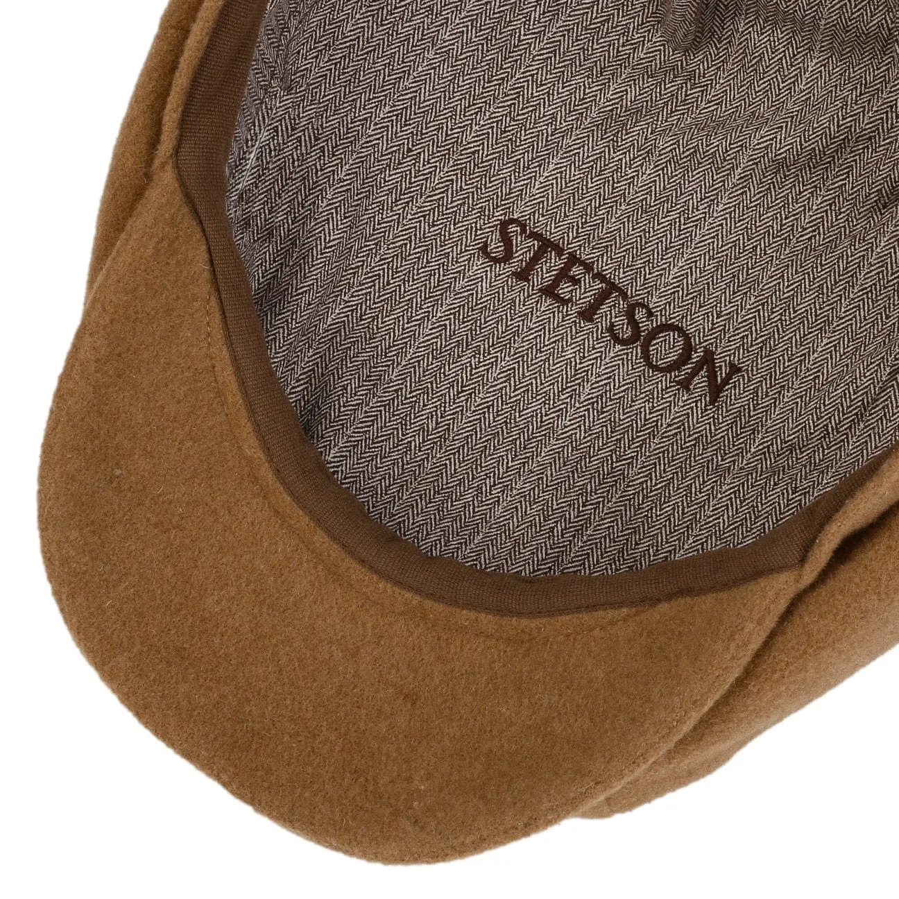 Hatteras Noir Newsboy cap by Stetson