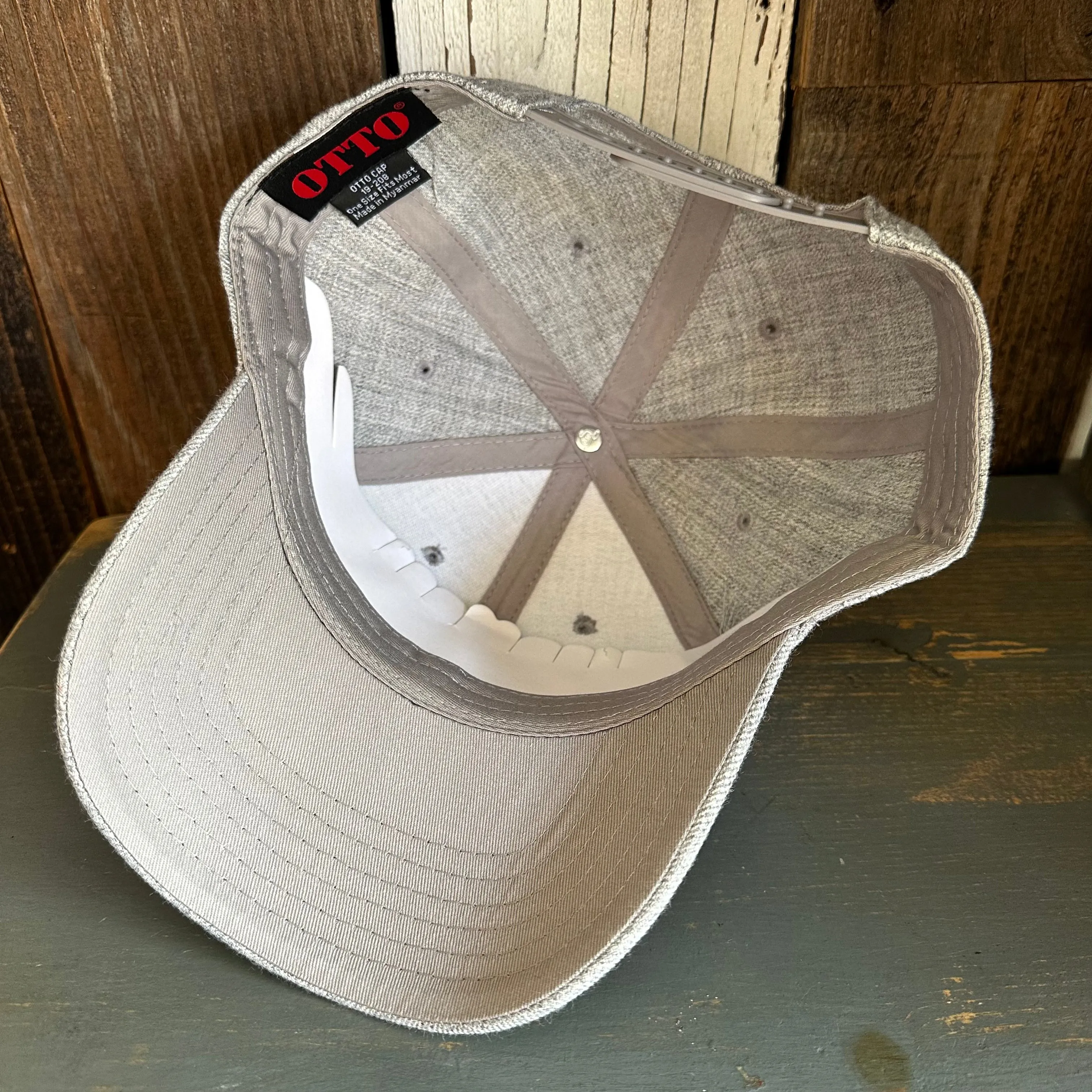 Hermosa Beach LIFEGUARD TOWER Premium 6-Panel Low Profile Snapback Hat - Heathered Grey
