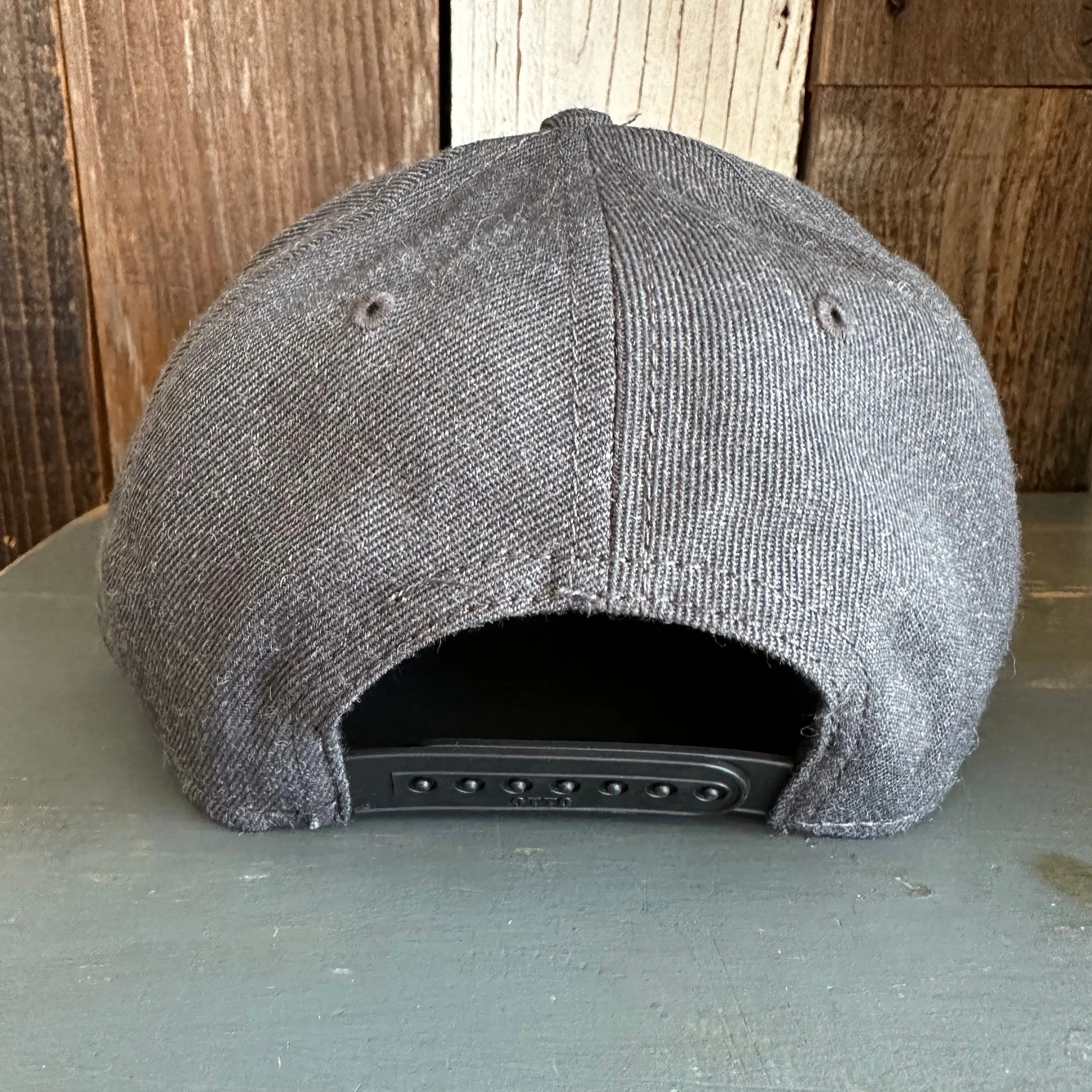 Hermosa Beach OBLIGATORY SUNSET Premium 6-Panel Low Profile Snapback Hat - Heathered Black