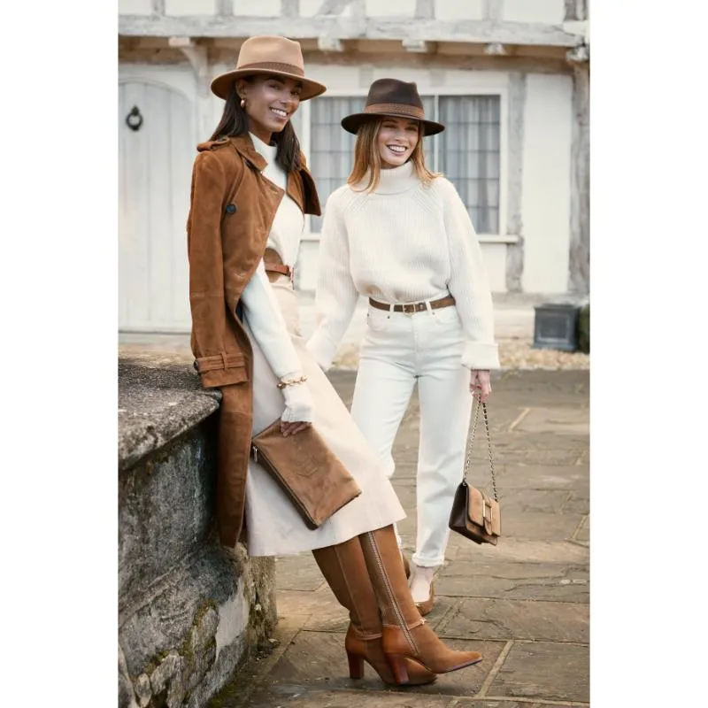 Hicks & Brown x Fairfax & Favor Waveney Ladies Fedora - Camel