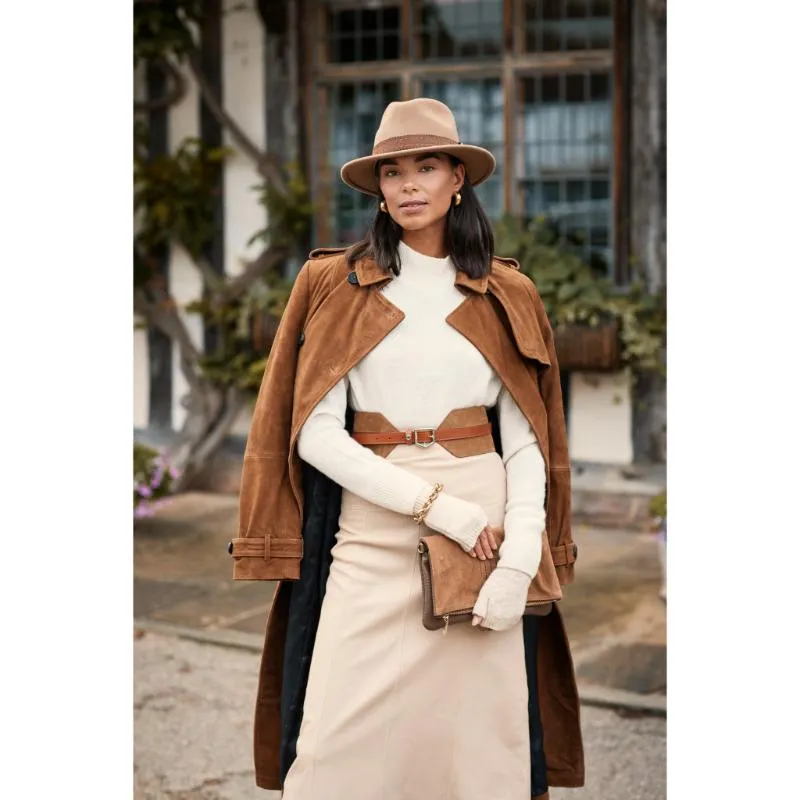 Hicks & Brown x Fairfax & Favor Waveney Ladies Fedora - Camel