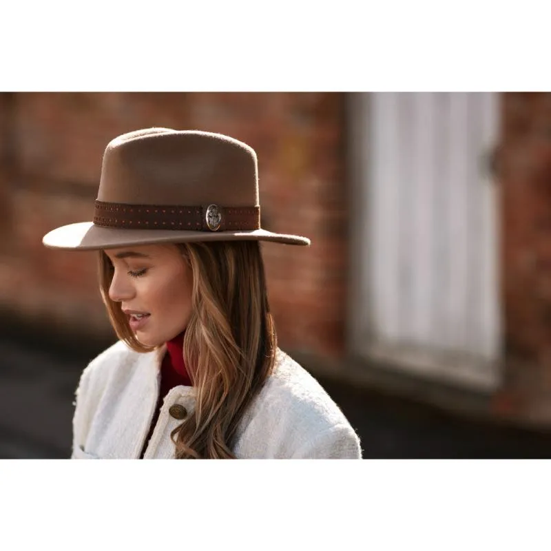 Hicks & Brown x Fairfax & Favor Waveney Ladies Fedora - Camel