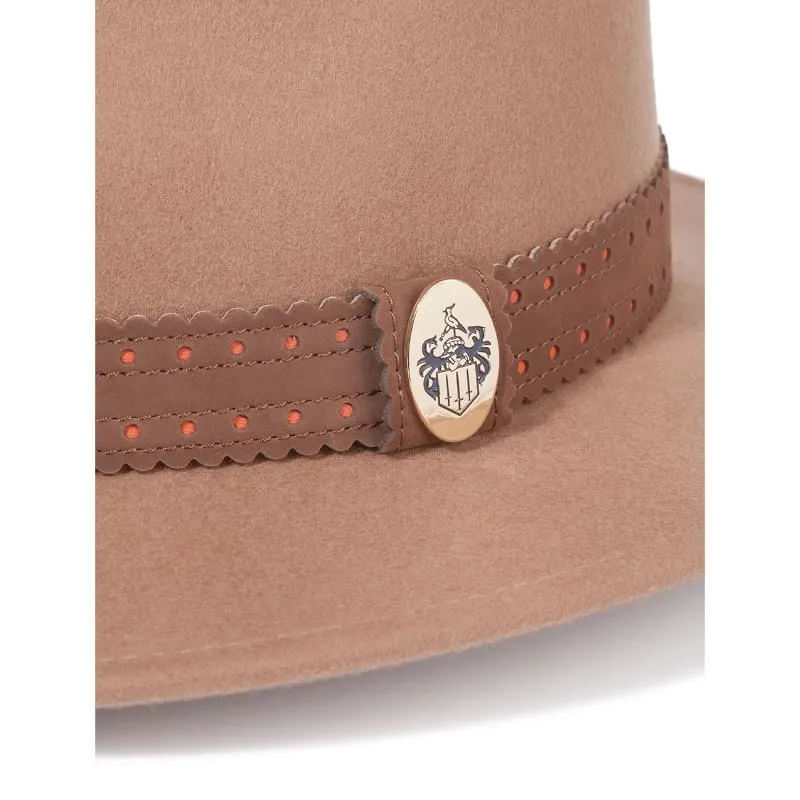 Hicks & Brown x Fairfax & Favor Waveney Ladies Fedora - Camel