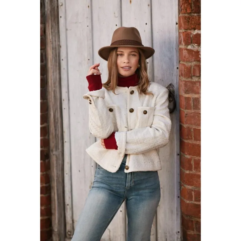 Hicks & Brown x Fairfax & Favor Waveney Ladies Fedora - Camel