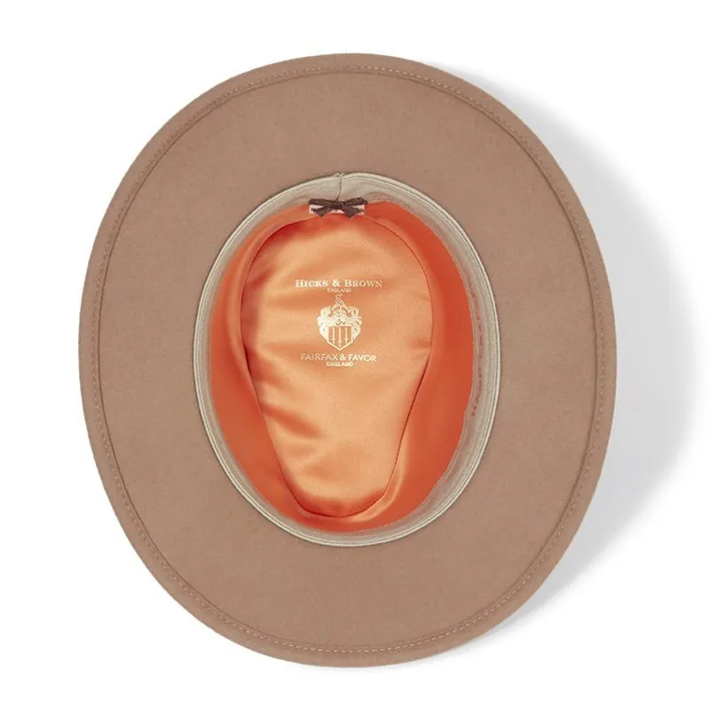 Hicks & Brown x Fairfax & Favor Waveney Ladies Fedora - Camel