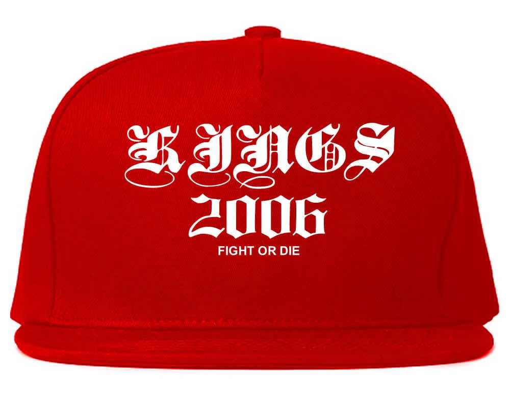 Kings 2006 Old English logo Snapback Hat Cap