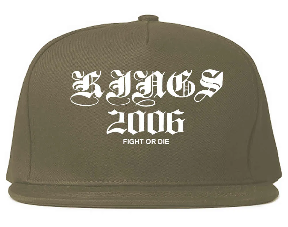 Kings 2006 Old English logo Snapback Hat Cap