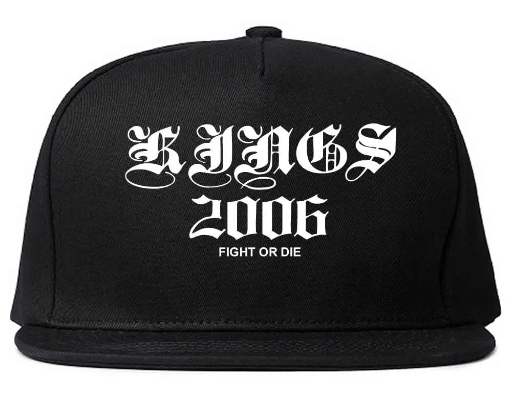 Kings 2006 Old English logo Snapback Hat Cap