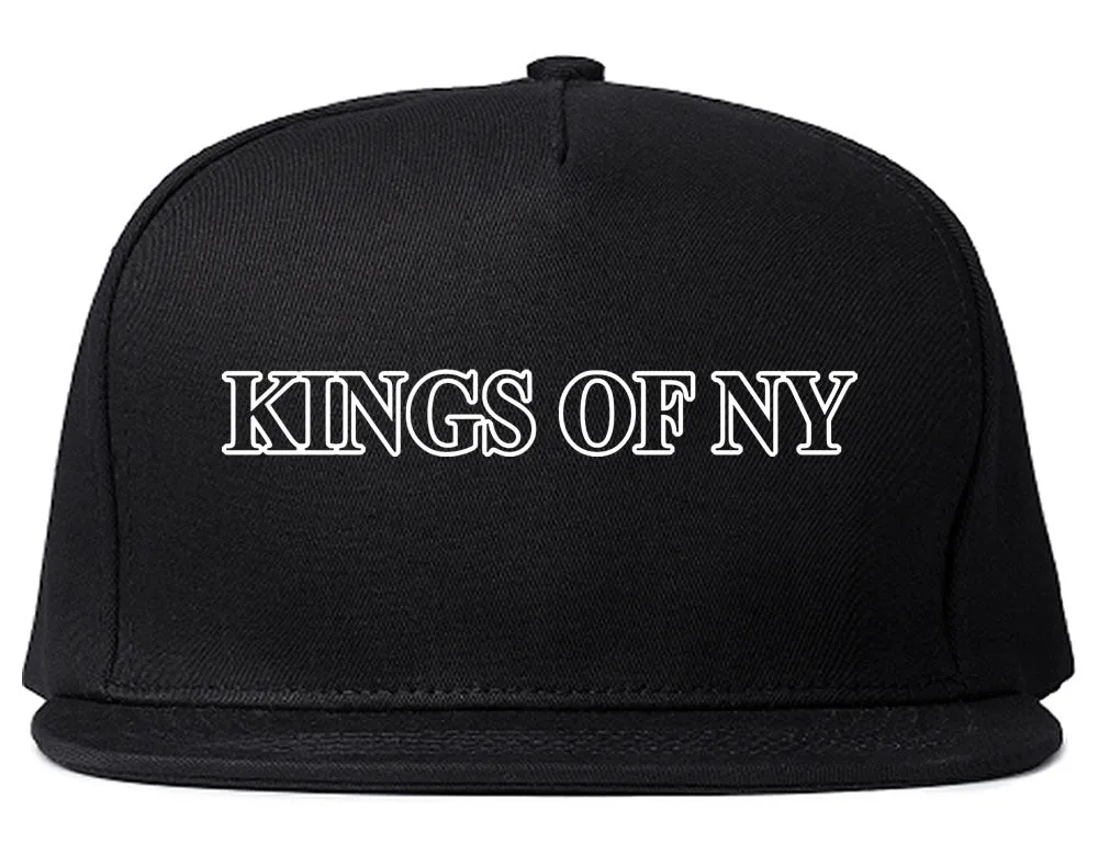 Kings Of NY Outline Classic Logo Mens Snapback Hat