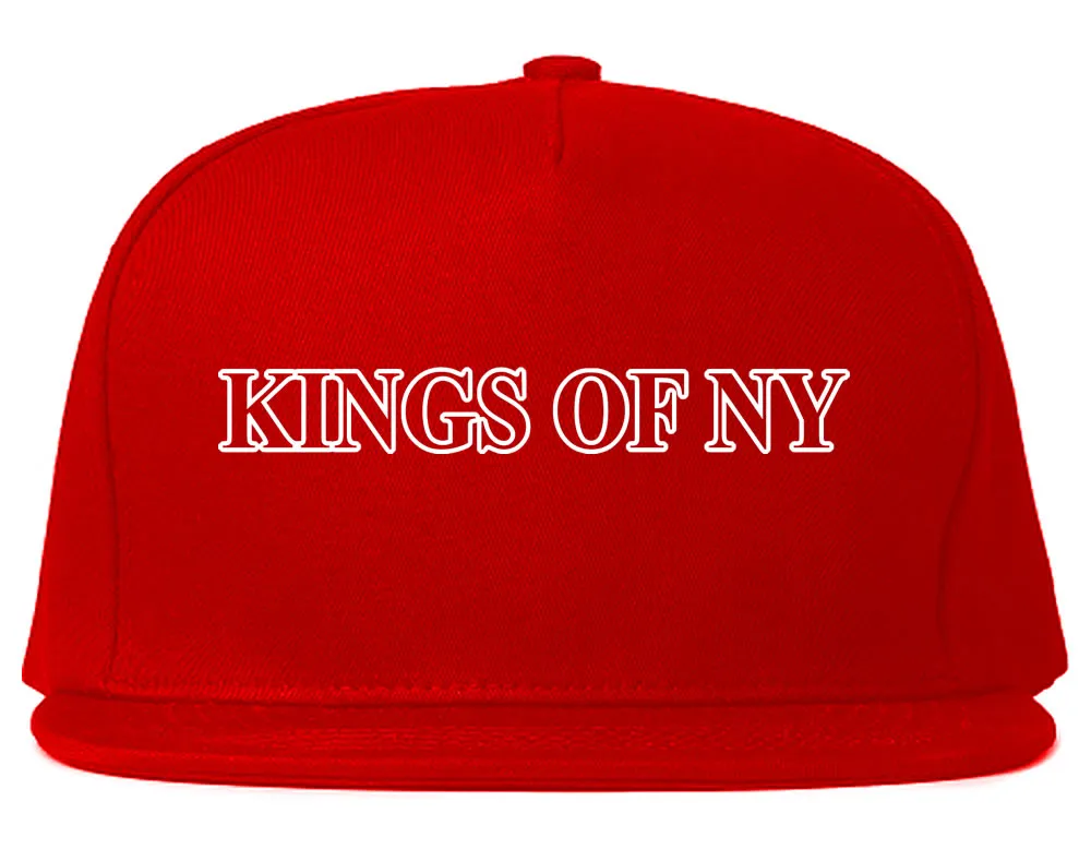 Kings Of NY Outline Classic Logo Mens Snapback Hat