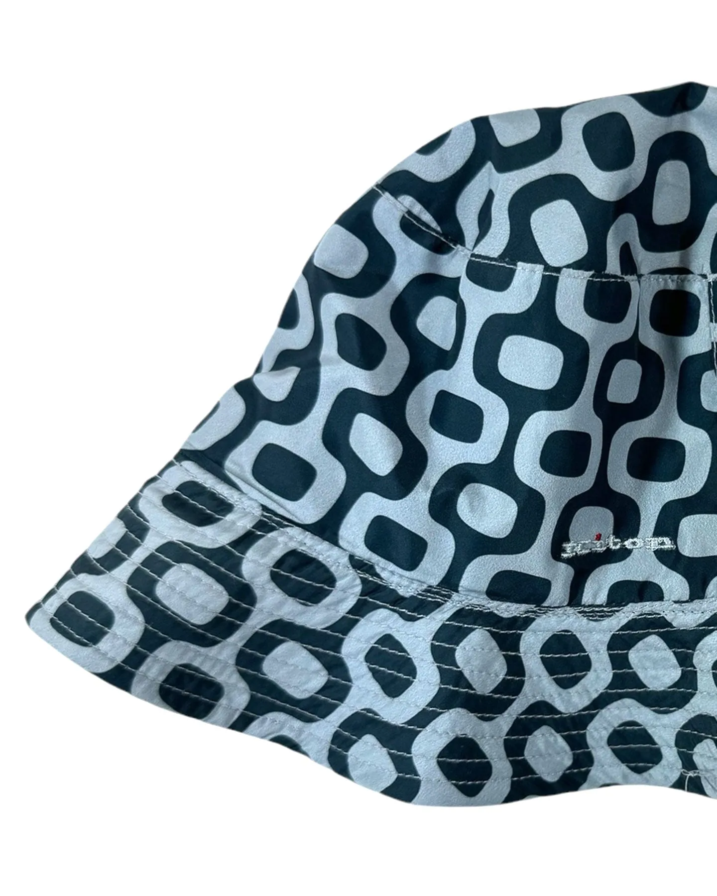 Kiton Bucket Hat Metal Blue Design - L