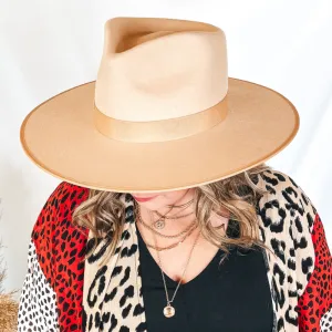 Lack of Color | Ivory Rancher Wool Felt Hat in Taupe