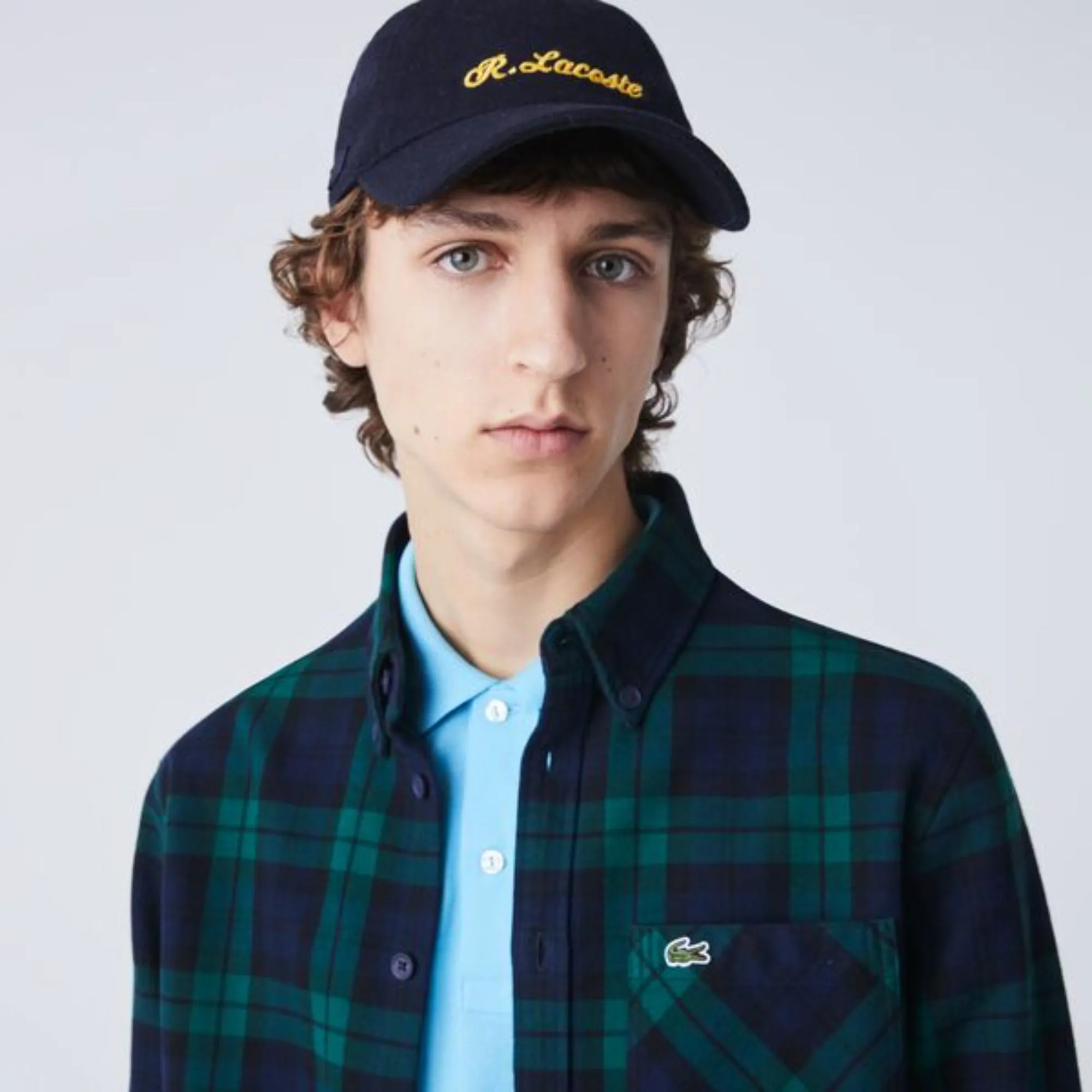 Lacoste Men’S Embroidered Wool Felt Cap - Abimes