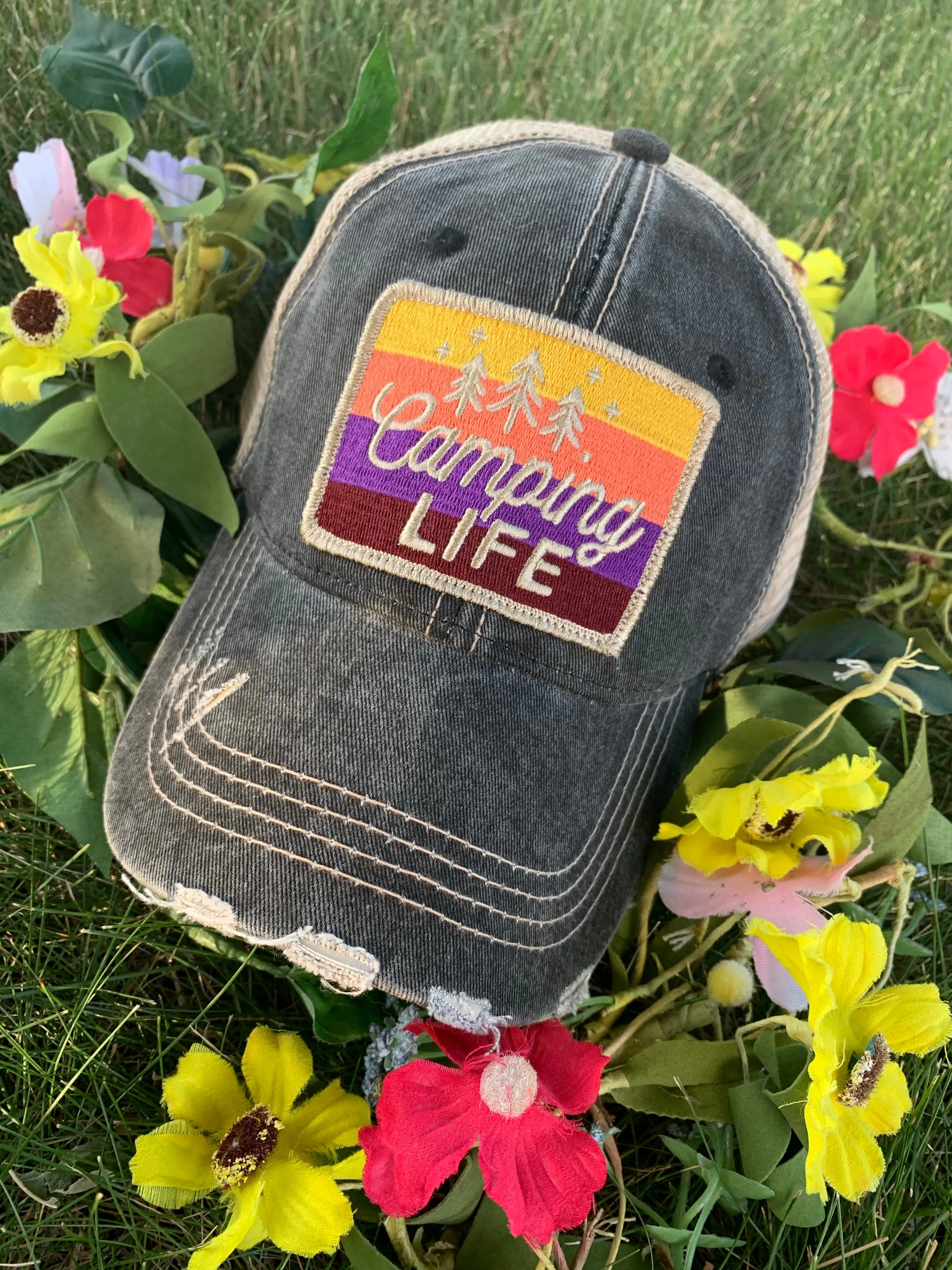Lake hats LAKE BABE Embroidered trucker caps
