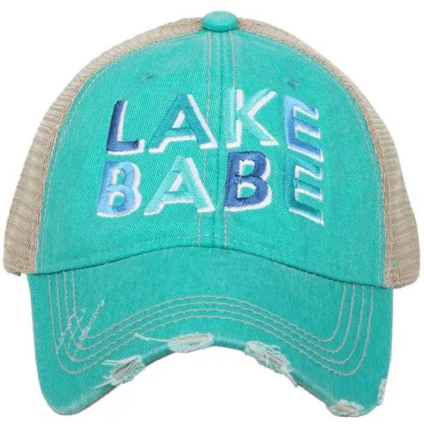 Lake hats LAKE BABE Embroidered trucker caps