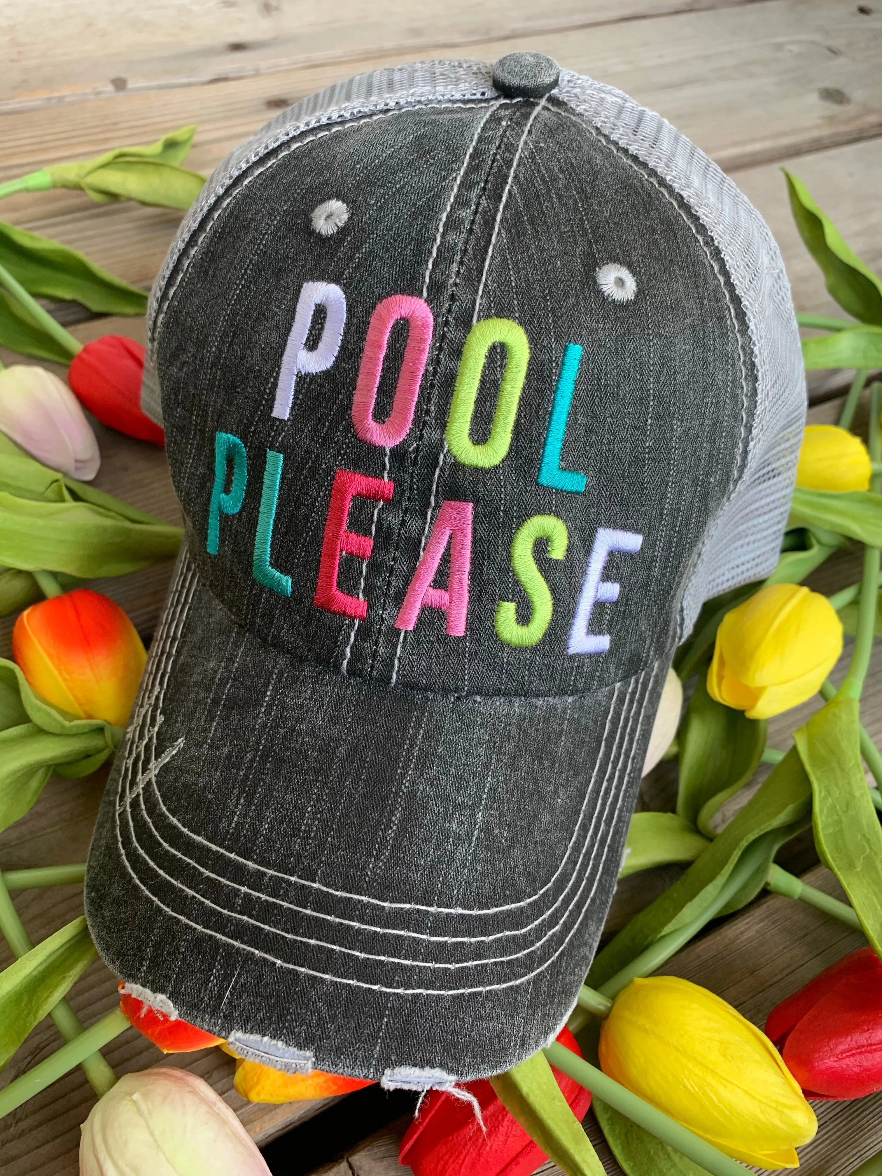 Lake hats LAKE BABE Embroidered trucker caps