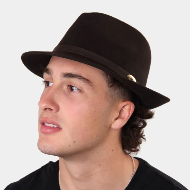 Melbourne Hats Trilby Rustic - Brown