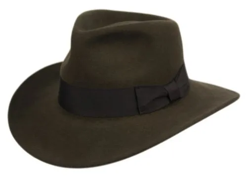 Monroe | Wool Felt Indy Fedora